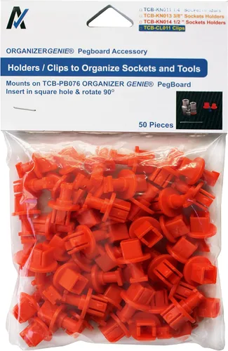 Vista 7 de Soporte ajustable - Accesorio para ORGANIZER GENIE Pegboards para sujetar de forma segura la herramienta de una