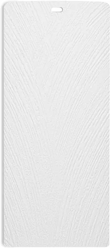 Vista 3 de DALIX Alaska - Listones de textura vertical blanca para ventana, 58.5, paquete de 5