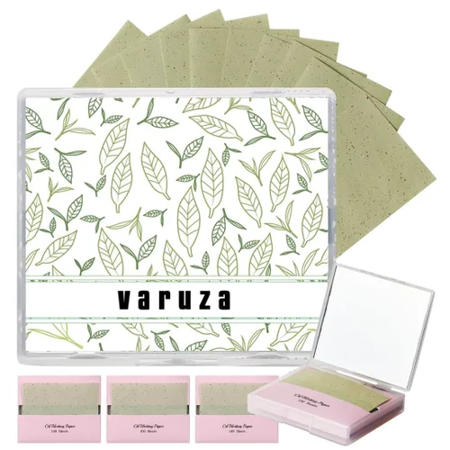 Vista 16 de [100 unidades + estuche de espejo] Hojas de secado de aceite de carbón de bambú natural para cara coreana con estuche de espejo