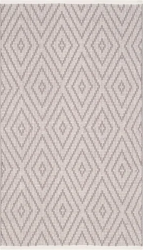 Vista 29 de Safavieh MTK811A-57, alfombra de área de algodón, marfil, tejida a mano, colección Montauk., Algodón, Beige / Marfil