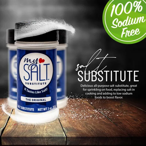 Vista 5 de MySALT – Sabe a sal, no es un sustituto cualquiera – Sustituto de sal sin sodio con nutrientes de etiqueta limpia para cocinar y uso en mesa – 3 oz