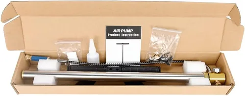 Vista 5 de 4500psi acero inoxidable 3 etapas pcp bomba de mano para pistola de aire caza paintball 300bar 30mpa