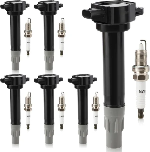 Vista 43 de Bobina de encendido UF669 y bujía de iridio doble 1675 compatible con Chevy Cruze Sonic Trax Volt Buick Encore Cadillac ELR D521C y PFR7S8EG