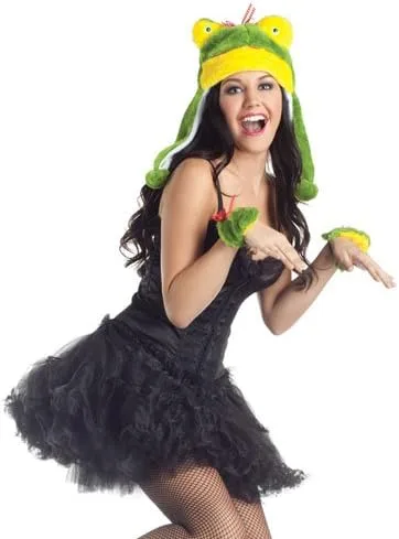 Party King Adult Frog Princess Halloween Costume Plush Animal Kit