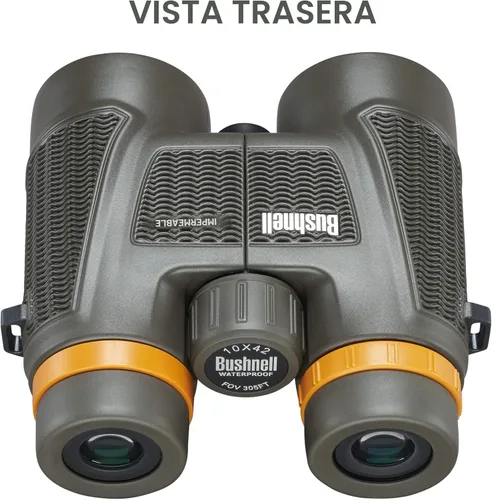Vista 6 de Bushnell H2O Xtreme 181042C - Binoculares compactos impermeables de 10 x 42 con lente totalmente multicapa para caza y navegación