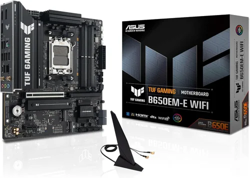 Vista 13 de ASUS TUF GAMING B650E-E WIFI AMD AM5 B650 ATX placa base, 8+2+1 etapas de 80A DrMOS, DDR5, lista para PCIe 5.0, 3x M.2, Wi-Fi 6E, LAN de 2.5 Gb