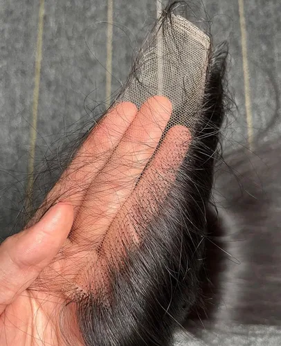 Vista 58 de BEEOS Frontal de Encaje HD de 13 x 4 pulgadas Solamente, cabello humano virgen lacio de color rubio 613, línea de cabello prearrancado de 0.10mm