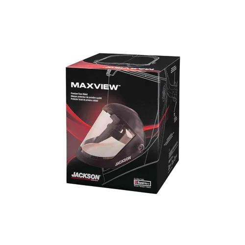 Vista 13 de Jackson Safety Protector Facial Ligero MAXVIEW Premium - Máscara con Arnés de Cabeza con Sistema de Trinquete Speed Dial 370, ANSI Z87.1