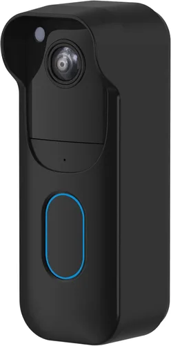 Funda de silicona para Blink Video Doorbell (2.ª generación), funda protectora de silicona resistente a la intemperie con borde para la nueva cámara