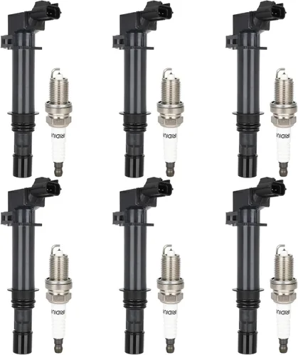 Vista 17 de ECCPP UF269 6 bobinas de encendido con 6 bujías de iridio 7781 para Chrysler para Dodge Concorde Intrepid Concorde 300 Pacifica Prowler Magnum 2.7L