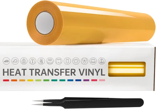 Vista 37 de VinylRus Vinilo de transferencia de calor, rollo de vinilo para planchar, 12 pulgadas x 20 pies, color azul cielo para camisas, vinilo HTV