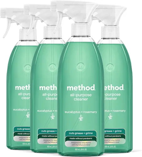 Vista 16 de Method Spray limpiador multiusos, clementina, perfecto para la mayoría de mostradores, azulejos, piedras y más, botellas de spray de 28 onzas