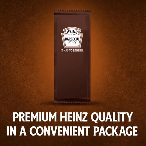 Vista 3 de Heinz Salsa de barbacoa, porción individual de 0.42 oz, paquetes, 200 por caja