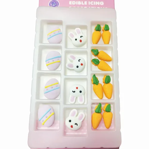Vista 15 de Mini perlas comestibles de 0.079 pulgadas (0.079 in) coloridas chispas de caramelo de primavera para Pascua, hornear, galletas, cupcakes, postres