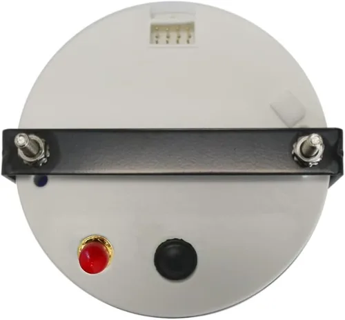 Vista 4 de ELING Velocímetro GPS universal de 3.346 in 0-60 MPH cuentakilómetros con nivel de combustible 0-190ohm 8-16V voltímetro con retroiluminación roja