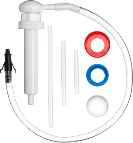 Slippery Pete Bomba de líquido para botellas de galón y botellas de cuarto de galón de boca ancha (no para botellas de cuarto de galón estándar).