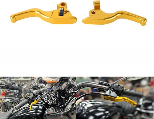 Vista 18 de Kit de palanca de control manual CNC de 3 dedos de 5.9 pulgadas, palancas de embrague de freno para Harley Touring Electra Glide Highway King Ultra