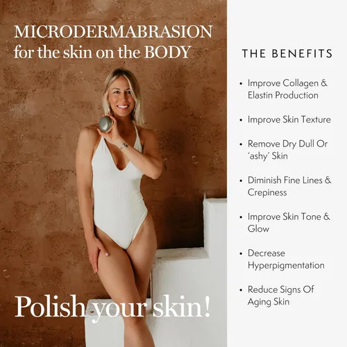 Vista 3 de Luxene Beauty FIRMAGLOW® - Para el cuerpo - Dispositivo de microdermoabrasión - Herramienta para el cuidado de la piel en el hogar