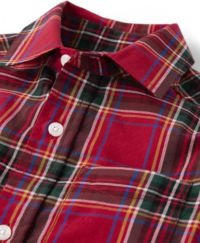 Vista 2 de The Children's Place Boys' Long Sleeve Poplin Button Up Shirt