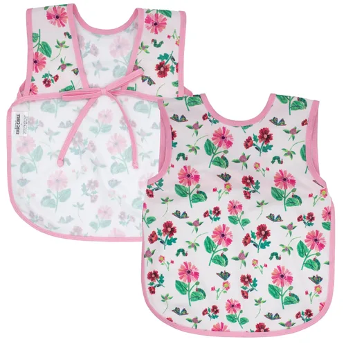 Vista 13 de BapronBaby Eric Carle Bug World Bapron - Babero más seguro sin corbata para el cuello para bebés y niños pequeños, suave, impermeable, resistente a