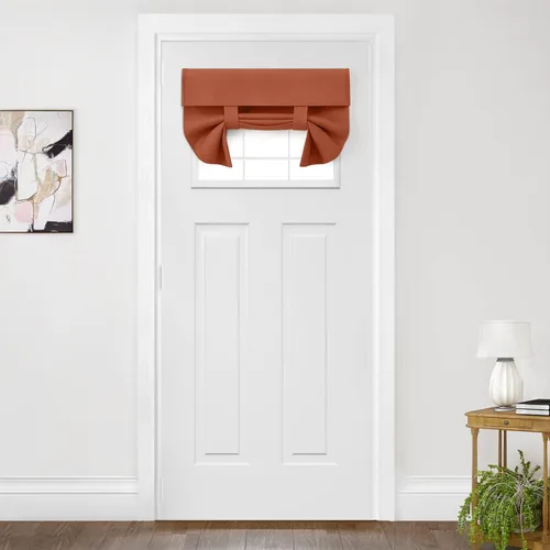 Vista 70 de HOMEIDEAS Cortinas opacas de aula para puerta delantera, cubierta de ventana de puerta de aula, persianas de privacidad con aislamiento térmico