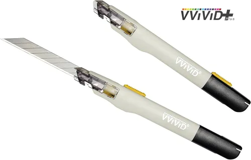 Vista 5 de VViViD + Cuchilla utilitaria multiusos balanceada de precisión retráctil premium (1 pieza)