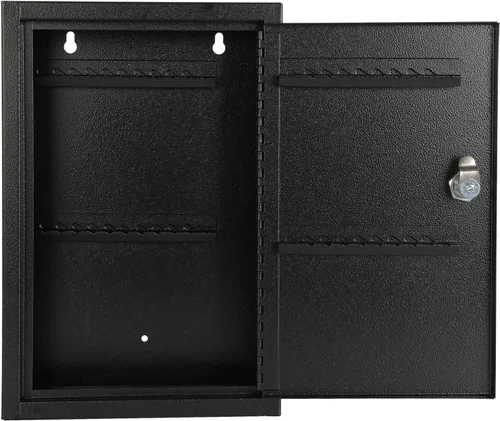 Vista 89 de KYODOLED Gabinete con cerradura para llaves, caja de almacenamiento de 40 llaves con código, soporte de pared para llaves con cerradura