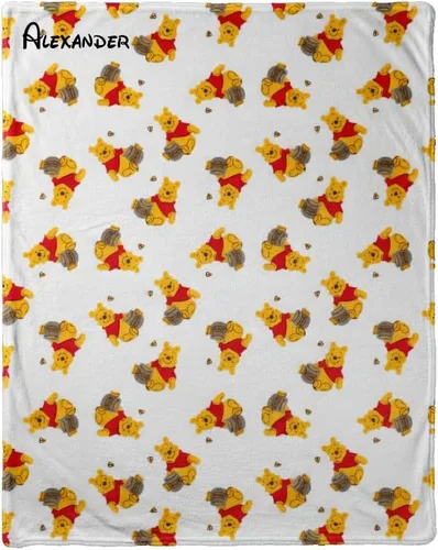 Vista 6 de Personalized Baby Blanket Disney Character Blankets (Personalized Mickey Mouse Blue Blanket)