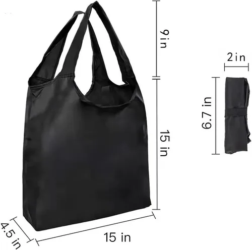 Vista 3 de Aricsen Paquete de 20 Bolsas de Compras Reutilizables Plegables Grandes y Duraderas para Cocina con Asas al Por Mayor, Reciclables Plegables