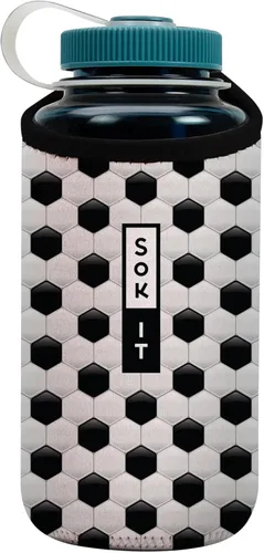 Vista 236 de Sok It BotlSok Funda de neopreno aislada para botella de agua (patas y huesos, se adapta a CamelBak o Nalgene) de 16 onzas