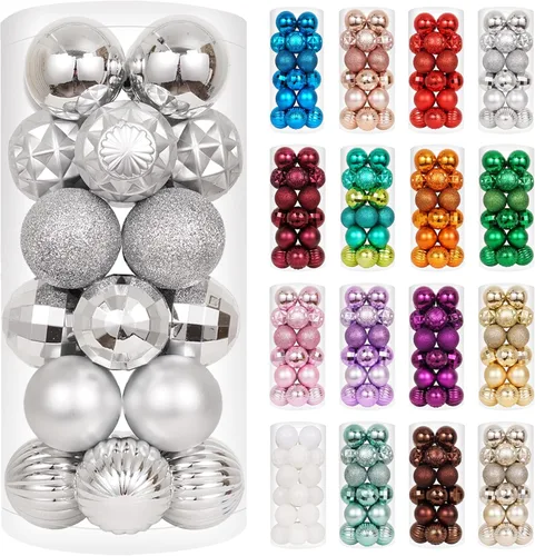 Vista 79 de XmasExp - Bolas de Navidad para colgar (34 unidades, irrompibles)