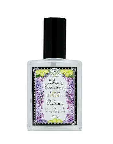 Perfume en aerosol de lila y grosella espinosa | Botella de vidrio de 2 onzas | Perfume de Yennefer | Fragancia sin ftalatos | Aroma de una