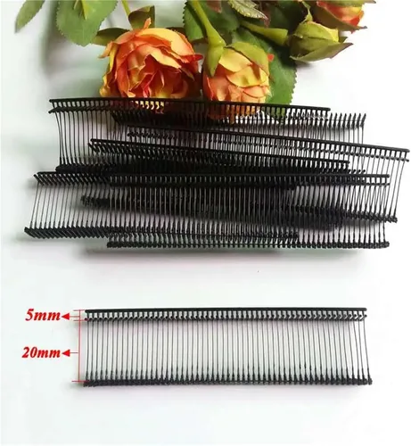 Vista 2 de Tag Gun Fasteners 5000pcs 12/20/35/50/75mm Tag Pins Tagging Gun Barbs Garment Clothes Price Label Thin Fasteners Bullets(Black 20mm)