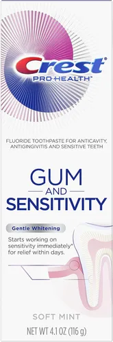 Crest Pro-Health Gum and Sensitivity, pasta de dientes sensible, blanqueamiento suave, 4.1 onzas