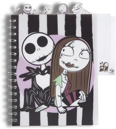 Vista 19 de Barbie - Cuaderno de pestañas encuadernado en espiral, 96 páginas rayadas, 8 x 7 pulgadas, morado