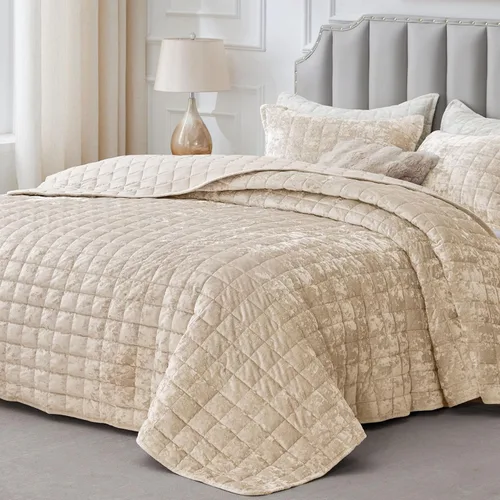 Vista 11 de BEDELITE Juego de edredón de terciopelo tamaño King – Juego de ropa de cama edredón de terciopelo de lujo de 3 piezas, suave y acogedor color blanco