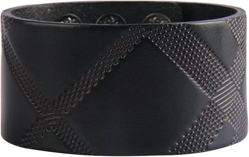 Vista 14 de Pulsera de cuero para hombre, brazaletes de cuero punk, pulsera de cuero negro para mujer