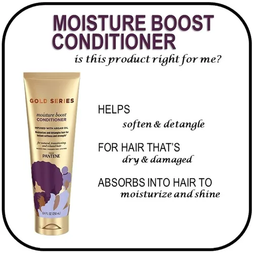 Vista 3 de Kit de champú y acondicionador sin sulfato Pantene, con aceite de argán, Serie Oro Pro-V, para cabello natural y rizado texturizado, 16.9 fl oz, kit