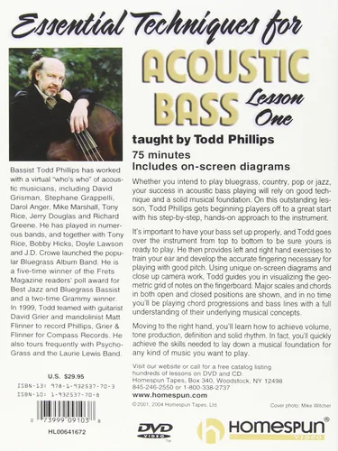 Vista 2 de Essential Techniques for Acoustic Bass 12 DVD