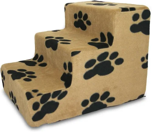 Vista 10 de Best Pet Supplies Escalones y pasos para perros - Escalones de espuma para perros pequeños y gatos, soporte de paso de mascotas equilibrado