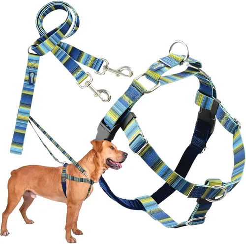 Vista 36 de 2 Hounds Design Freedom - Arnés para perro sin tirones, arnés ajustable y correa, fácil de caminar y control cómodo, se adapta a perros pequeños