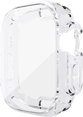 Vista 3 de Yrzper Funda protectora de pantalla compatible con Apple Watch Ultra de 1.732 pulgadas / Ultra 2 de 1.732 pulgadas, cubierta de TPU suave chapada