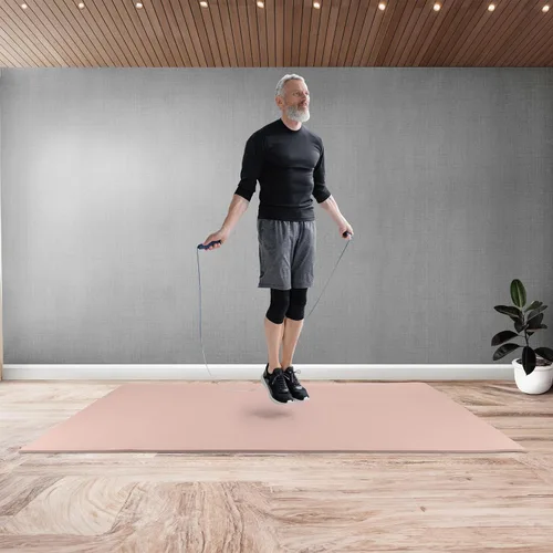 Vista 9 de Large Yoga Mat - 6’x4’ Wide Exercise Mat - 8mm Thick Waterproof Non-Slip Workout Mat - Gym Flooring for Home Gym Studio Workouts, Pilates