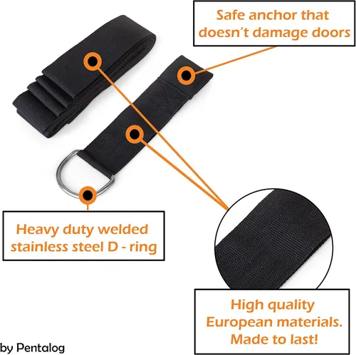 Vista 4 de Banda elástica para mejorar el estiramiento de piernas - Equipo perfecto para el hogar para ballet, danza y ejercicio de gimnasia - Excelente regalo