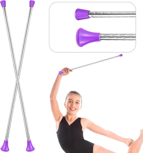 Leyndo Twirling Baton Baton - Bastón de gimnasia unisex para niños, banda de marcha de bastón de metal para espectáculos de talentos, baile