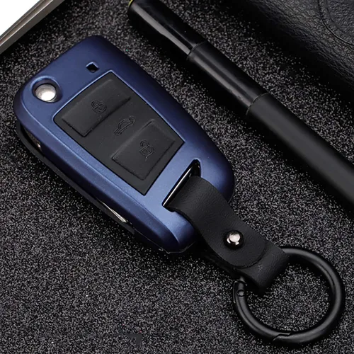 Vista 17 de ontto Funda para llavero VW ABS y silicona sin llave, protección completa para Volkswagen Jetta Passat Golf Beetle Rabbit GTI CC EOS Negro