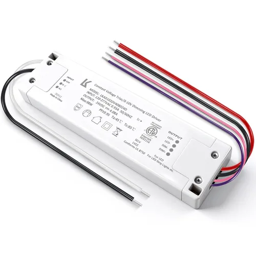 Vista 14 de Controlador LED regulable de 12 V 100 W, 5 en 1 Triac/ELV/MLV/0-10V/1-10V/PWM/V-R, fuente de alimentación de CA a CC, transformador LED impermeable
