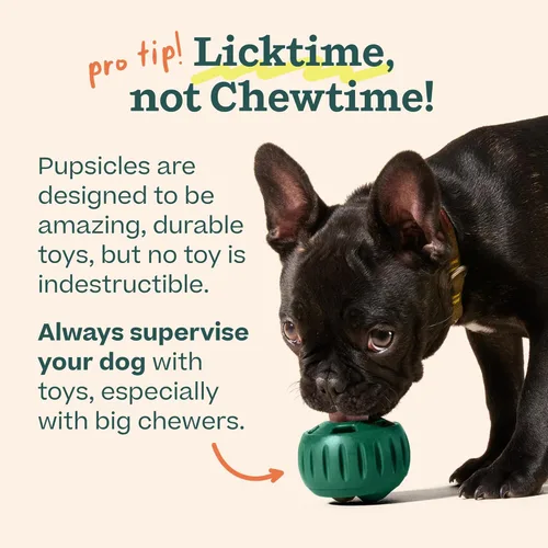 Vista 7 de WOOF Pupsicle - Juguete interactivo para perros de larga duración para mantener a tu cachorro ocupado y distraído - Seguro para perros - Diseño
