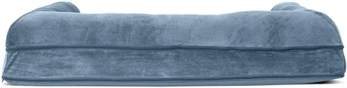 Vista 229 de Furhaven - Cama ortopédica para perros, estilo sofá, acolchada, con funda extraíble y lavable, color gris hierro, tamaño jumbo plus (XXL)