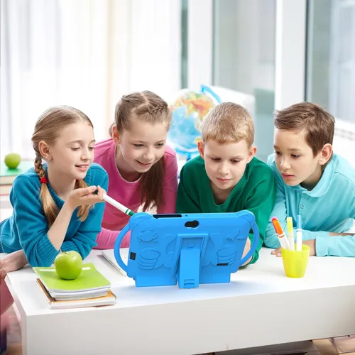 Vista 6 de Tablet para niños de 7 pulgadas para niños y niñas, tabletas Android para niños, 4 GB RAM 32 GB ROM, tableta para niños pequeños, WIFI Bluetooth